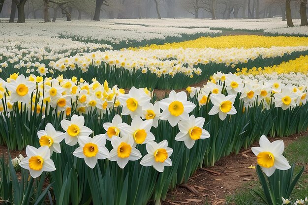 Foto la sinfonía fragante de narciso