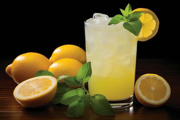 Sinfonía de limón maduro y refrescante cítricos Mejor fotografía de imágenes de limón