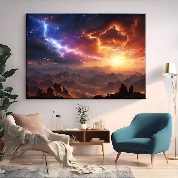 Una sinfonía de luz y sonido pintando el cielo nocturno