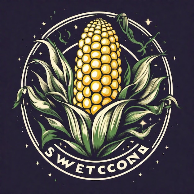 Foto sinfonía de maíz dulce de la cosecha dorada