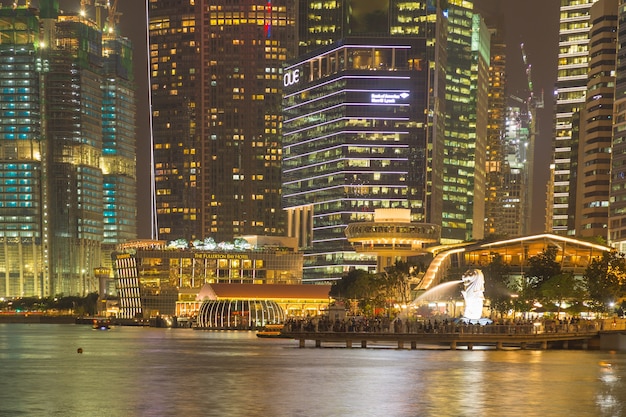 Singapur bei Nacht