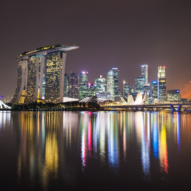 Singapur Skyline der Stadt