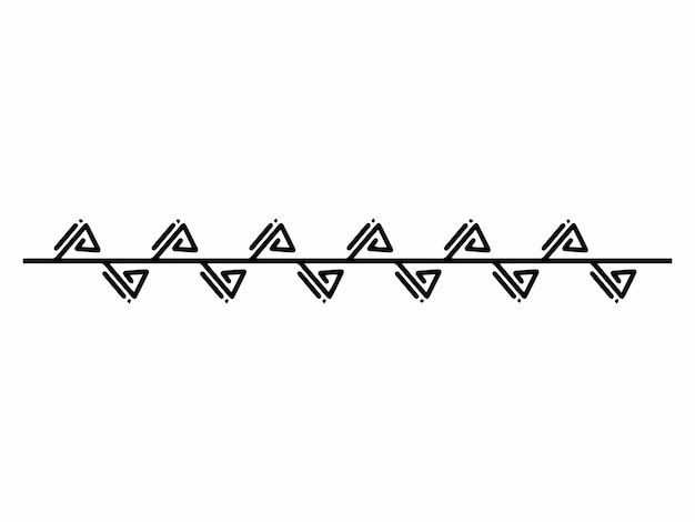 Single Border Line Design-Element