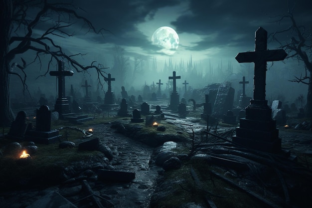 Sinister Graveyard Crosses Sinister crosses em um m 00553 00