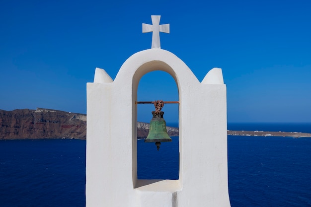 Sino tradicional em oia, santorini, grécia