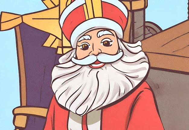 Foto sinterklaas ai gerado