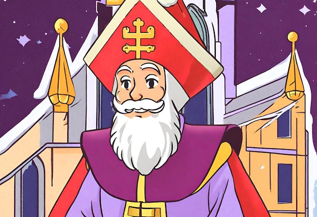 Foto sinterklaas ai gerado