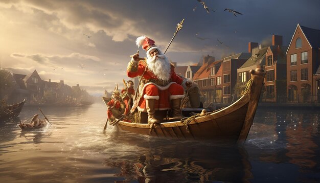 Foto el sinterklaas holandés