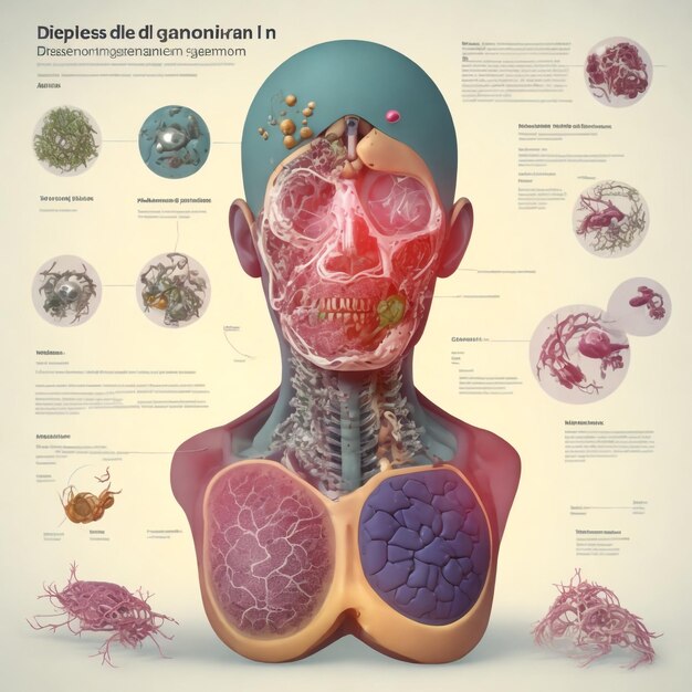 Foto síntomas de enfermedad generados