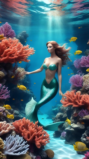 Sirena de coral