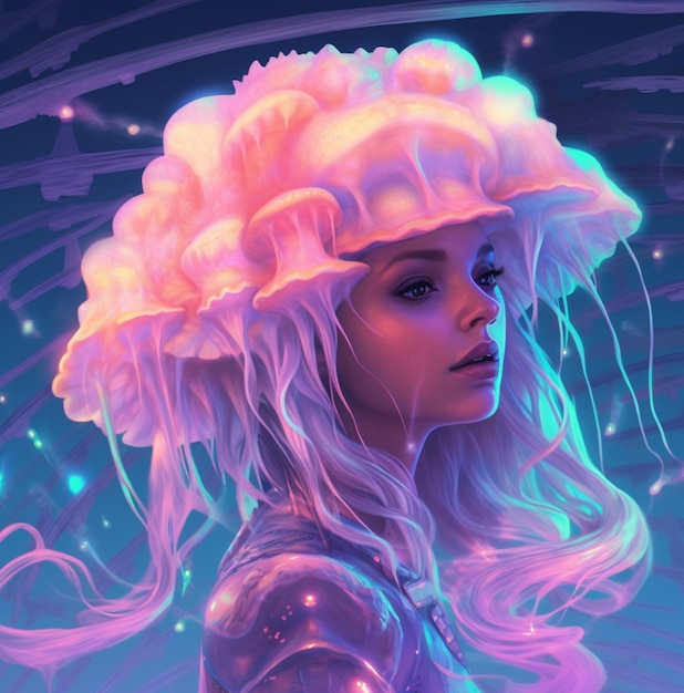 Sirena mágica medusa