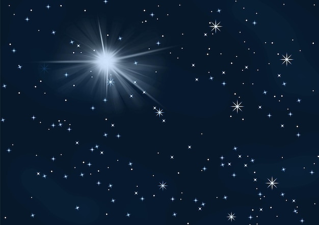 Sirius - hellster Stern von der Erde aus gesehen, fotografiert durch ein Teleskop. Meine astronomische Arbeit.