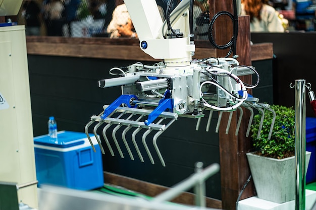 Sistema de brazo robótico inteligente para tecnología digital innovadora de almacén y fábrica Automation manufact