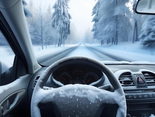 sistema de control de clima moderno para un automóvil de pasajeros ajustes convenientes mala temperatura frío y calor