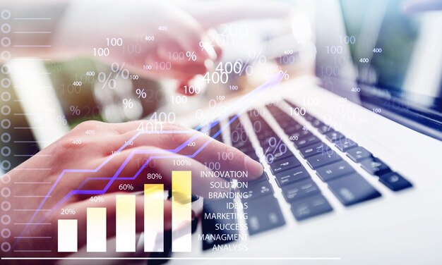 Sistema de fundo de resultado de receita financeira forex econômico