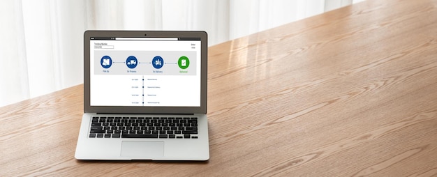 Sistema de rastreamento de entrega para comércio eletrônico e negócios on-line modernos