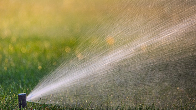 Sistema de rega automática irriga a relva