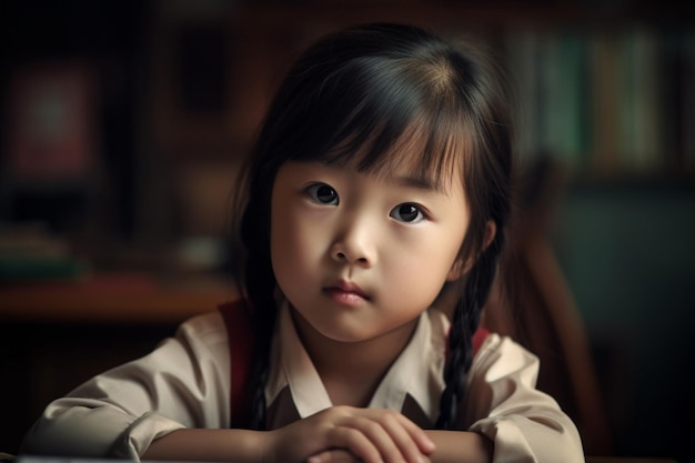 Sistema educativo igualitario de educación de niñas asiáticas