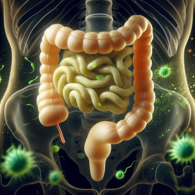 Foto el sistema gastrointestinal