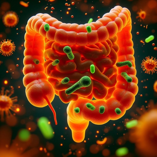 Foto el sistema gastrointestinal