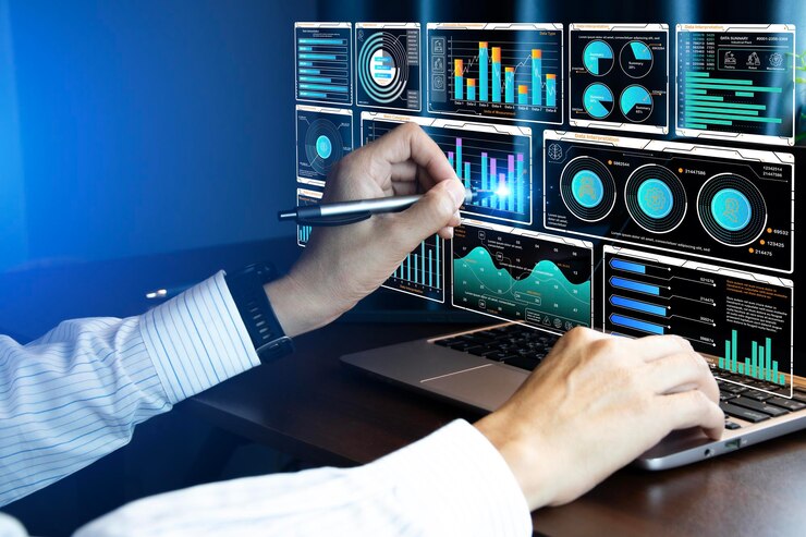 Foto sistema de gestión automática de software para el almacenamiento y la gestión eficientes de archivos de datos concepto de tecnología de internet y sistema de ia