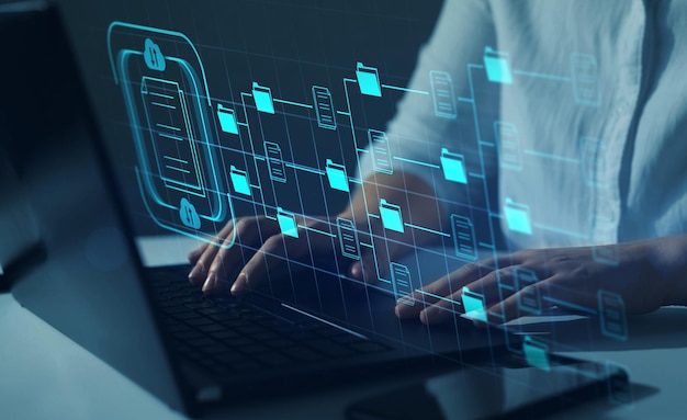 Sistema de gestión de documentos Software de automatización DMS para archivar y gestionar de forma eficiente