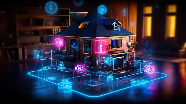 Sistema de gestión de energía para el hogar inteligente ai generar