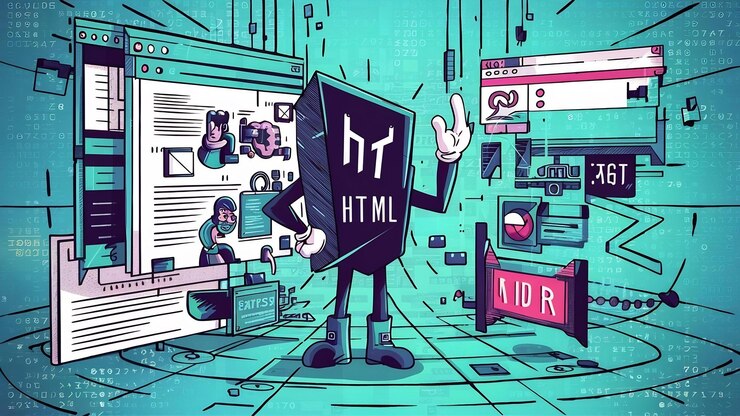 Foto sistema html para el concepto de sitios web