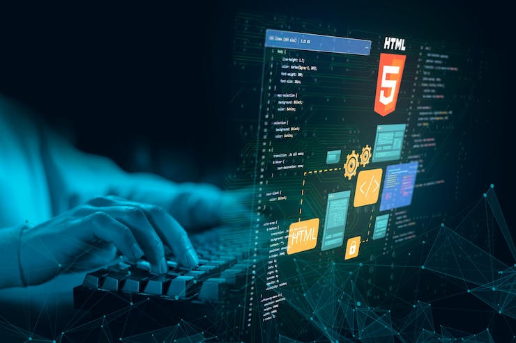 Foto sistema html para o conceito de sites