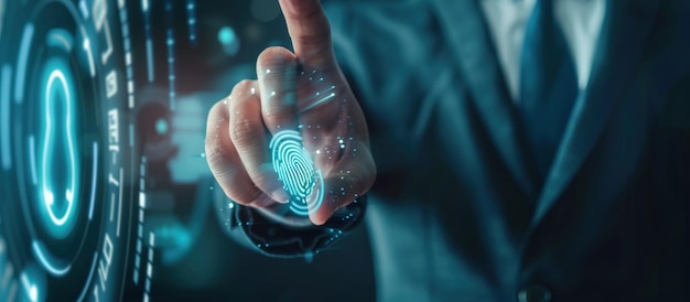 El sistema de inicio de sesión comercial utiliza tecnología de escaneo de huellas dactilares