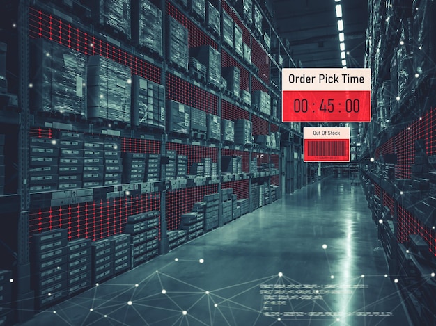 Sistema inteligente de gestión de almacenes que utiliza tecnología de realidad aumentada