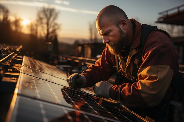 sistema de paneles solares para economía de energía