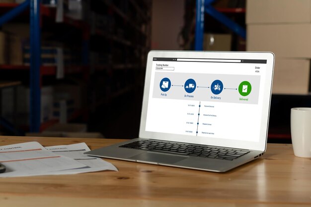 Sistema de seguimiento de entregas para comercio electrónico y negocios en línea modernos