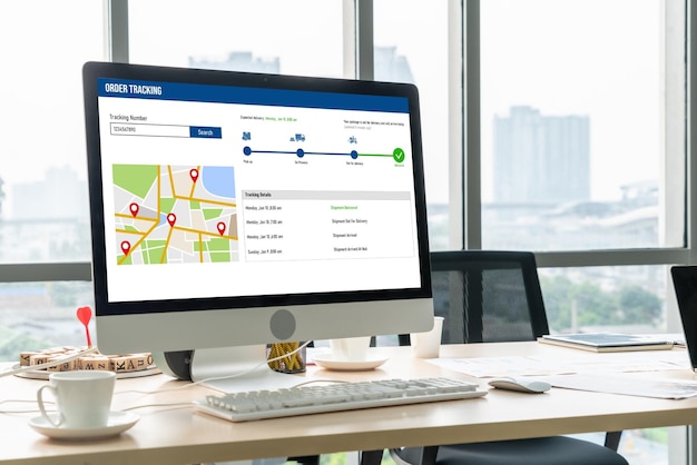 Sistema de seguimiento de entregas para comercio electrónico y negocios en línea modernos