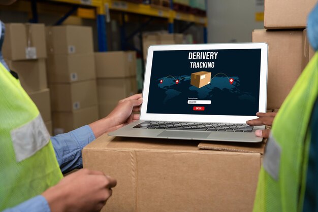 Sistema de seguimiento de entregas para comercio electrónico y negocios en línea modernos