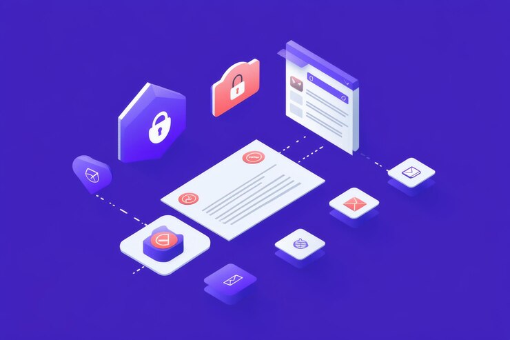Foto sistema de seguridad y protección de la privacidad de los datos