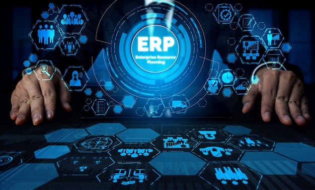 Sistema de software ERP de gestión de recursos empresariales para el plan de recursos empresariales