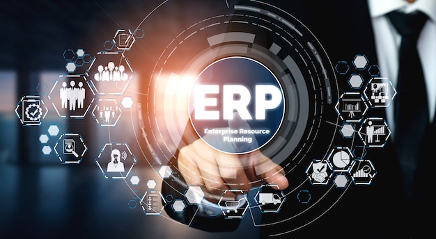 Sistema de software ERP de gestión de recursos empresariales para el plan de recursos empresariales