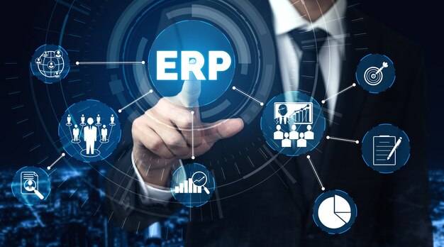 Sistema de software ERP de gestión de recursos empresariales para el plan de recursos empresariales