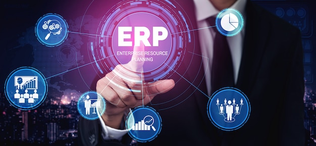 Sistema de software ERP de gestión de recursos empresariales para el plan de recursos empresariales