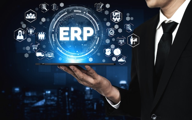 Sistema de software ERP de gestión de recursos empresariales para el plan de recursos empresariales