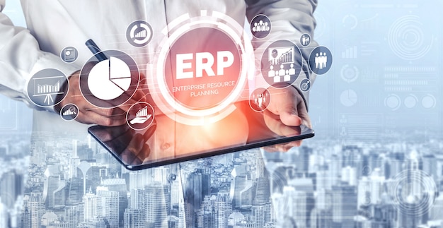 Sistema de software ERP de gestión de recursos empresariales para el plan de recursos empresariales