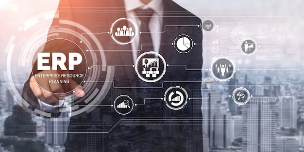 Sistema de software ERP de gestión de recursos empresariales para el plan de recursos empresariales