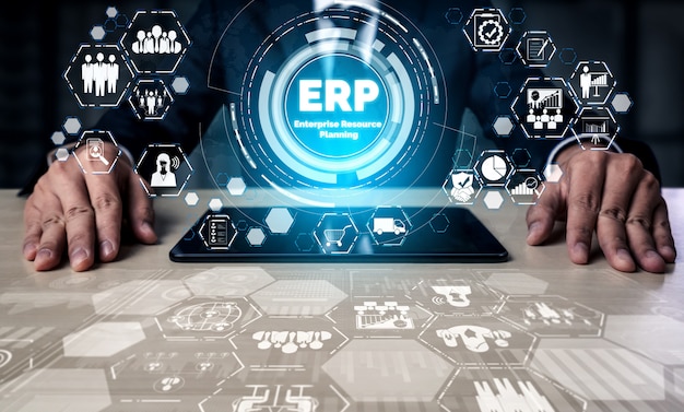 Sistema de software ERP de gestión de recursos empresariales para el plan de recursos empresariales