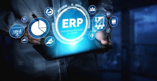 Sistema de software ERP de gestión de recursos empresariales para el plan de recursos empresariales