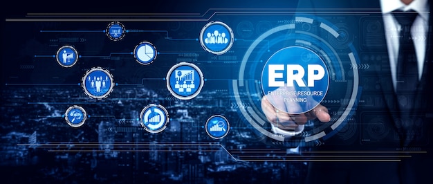 Sistema de software ERP de gestión de recursos empresariales para el plan de recursos empresariales