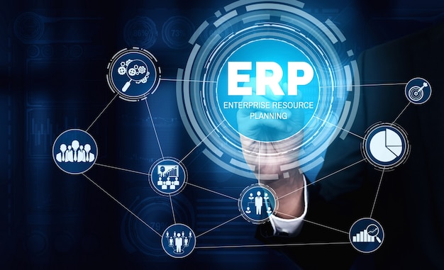 Sistema de software ERP de gestión de recursos empresariales para el plan de recursos empresariales