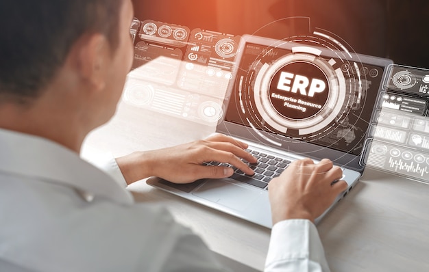 Sistema de software ERP de gestión de recursos empresariales para el plan de recursos empresariales