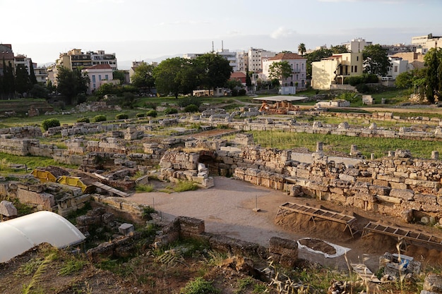 Sitio arqueológico de Kerameikos en el centro histórico de Atenas Atenas Grecia