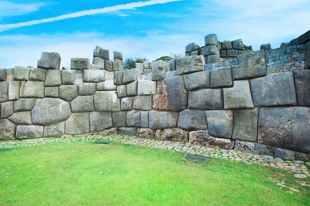 Sitio arqueológico de Sacsayhuaman Inca en Cusco Perú